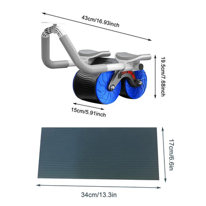 2-in-1 Ab Roller for Home Fitness